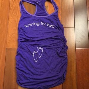 Maternity workout tank